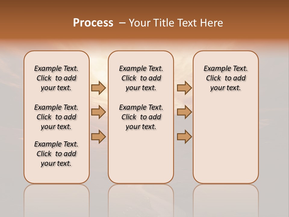 Sky Freeway Road PowerPoint Template