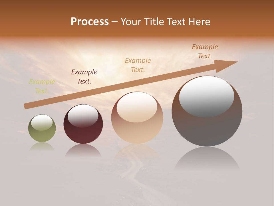 Sky Freeway Road PowerPoint Template