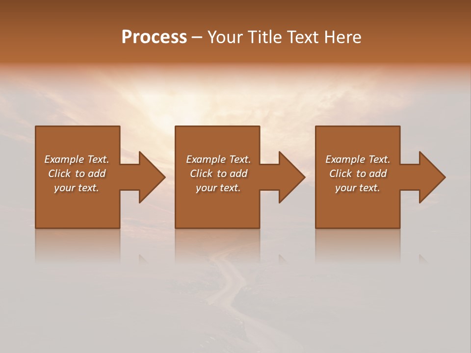 Sky Freeway Road PowerPoint Template