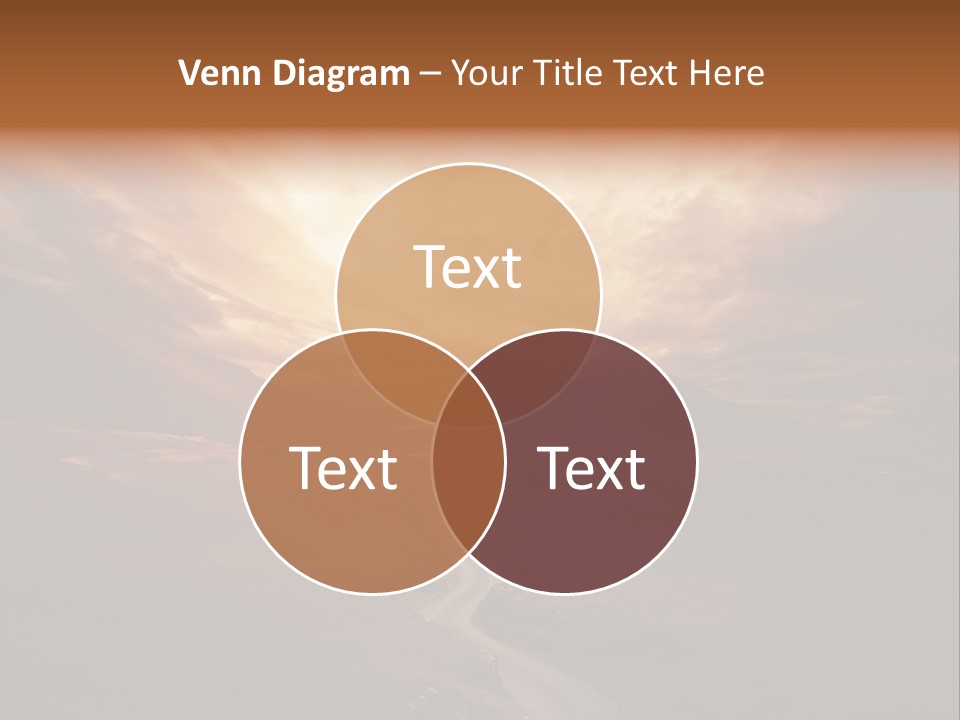 Sky Freeway Road PowerPoint Template