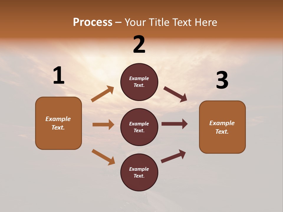 Sky Freeway Road PowerPoint Template