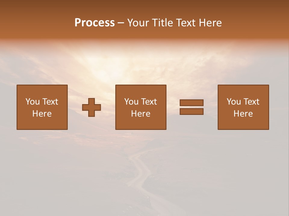 Sky Freeway Road PowerPoint Template
