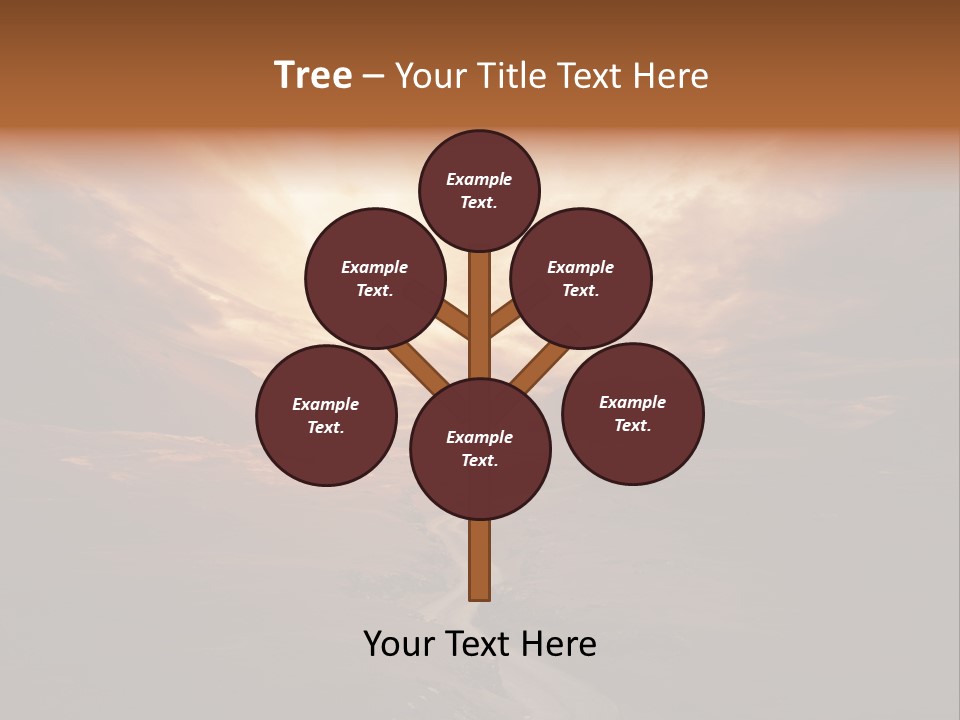 Sky Freeway Road PowerPoint Template