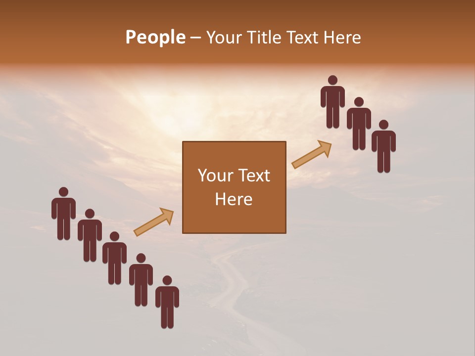 Sky Freeway Road PowerPoint Template