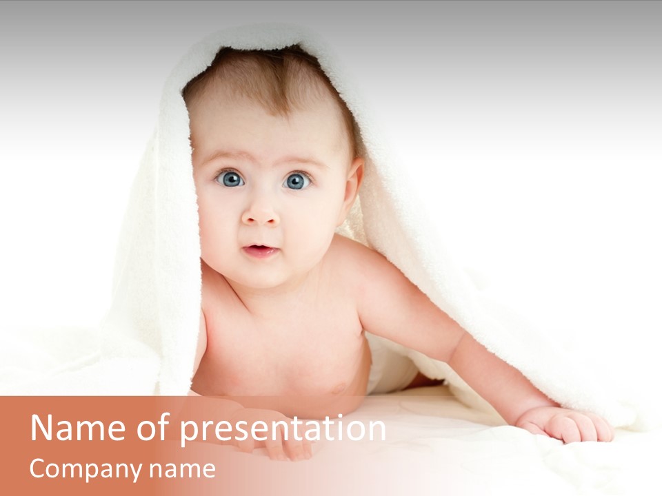 Only Expression Towel PowerPoint Template