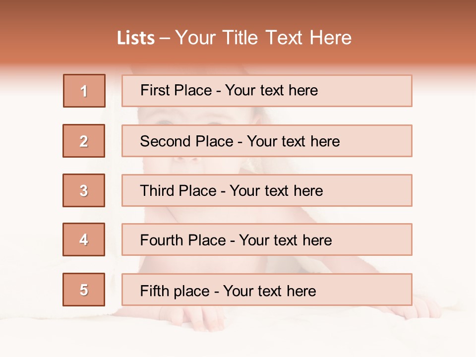 Only Expression Towel PowerPoint Template