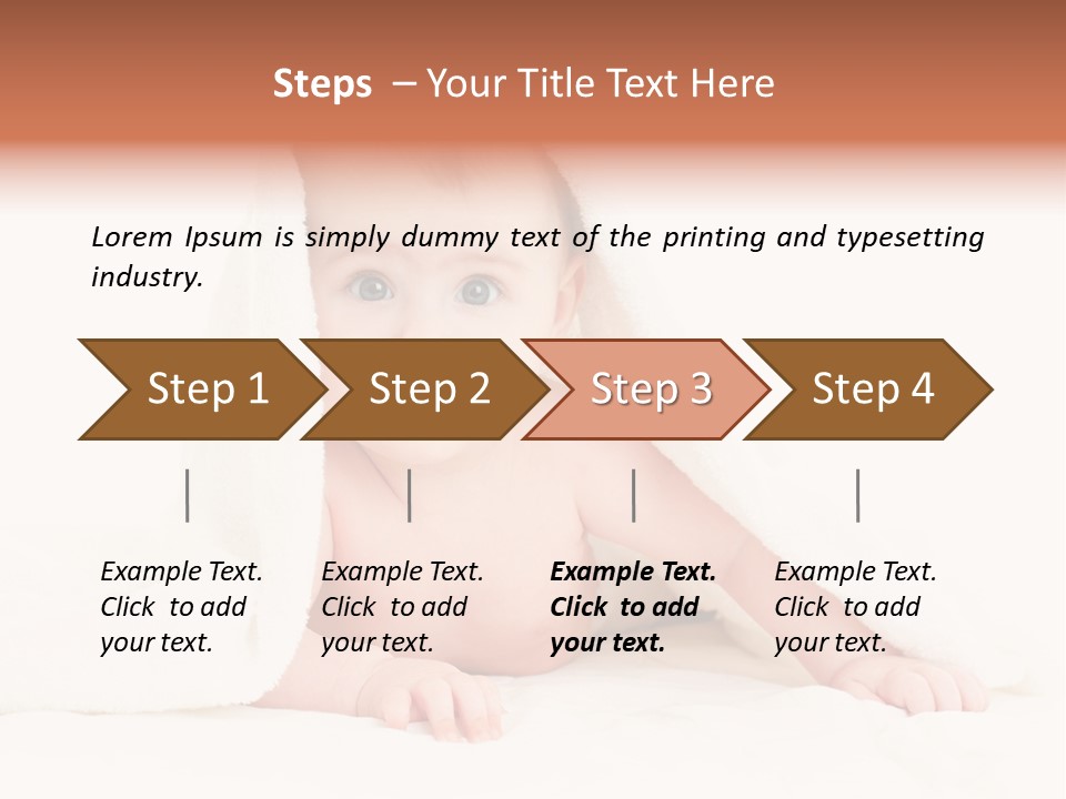 Only Expression Towel PowerPoint Template