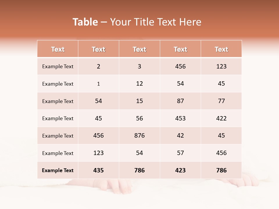Only Expression Towel PowerPoint Template