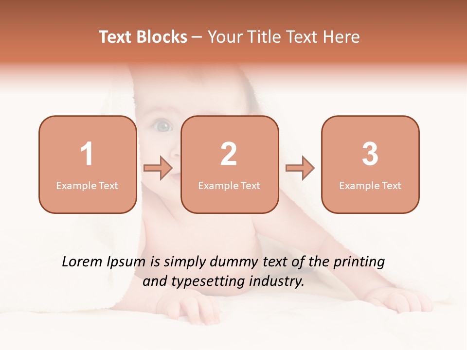 Only Expression Towel PowerPoint Template