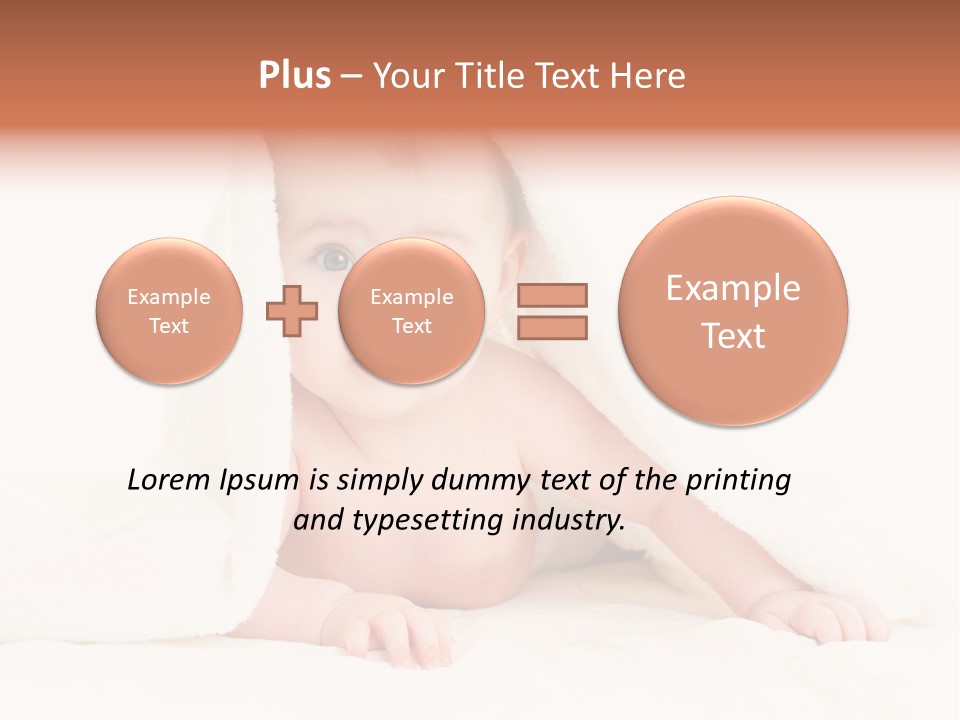 Only Expression Towel PowerPoint Template