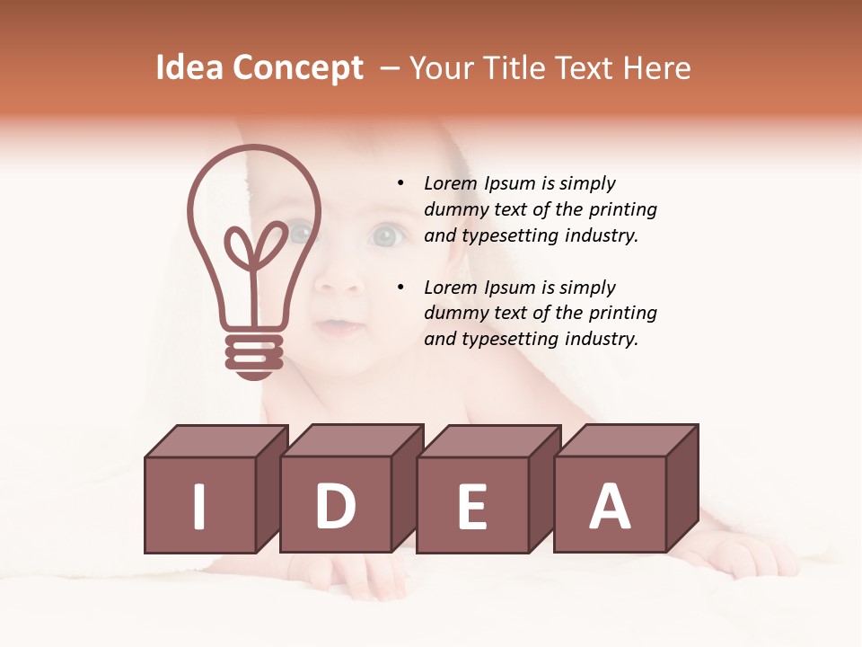 Only Expression Towel PowerPoint Template