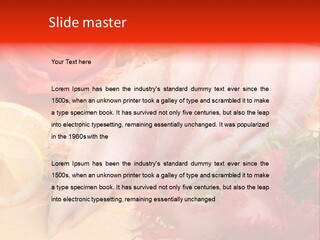 Isolated Delicacy Lunch PowerPoint Template