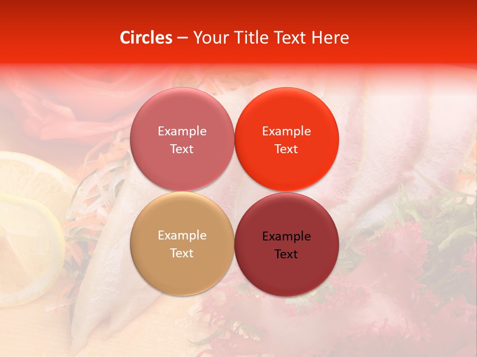 Isolated Delicacy Lunch PowerPoint Template