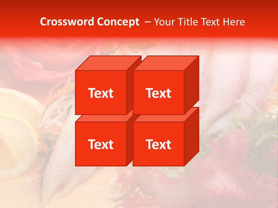 Isolated Delicacy Lunch PowerPoint Template