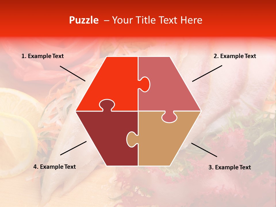 Isolated Delicacy Lunch PowerPoint Template