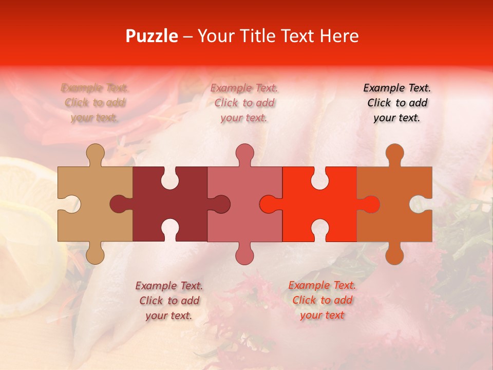 Isolated Delicacy Lunch PowerPoint Template