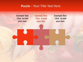 Isolated Delicacy Lunch PowerPoint Template