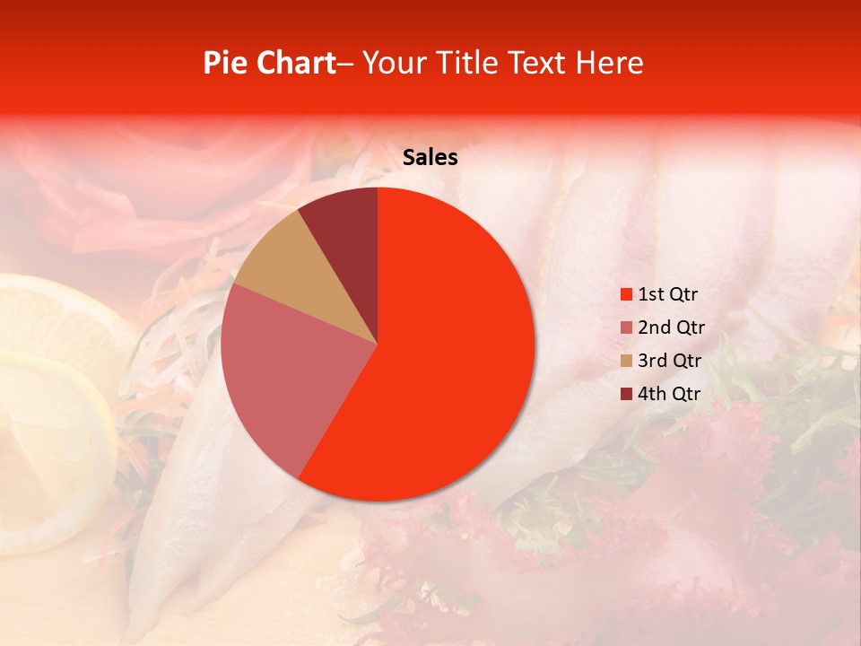 Isolated Delicacy Lunch PowerPoint Template