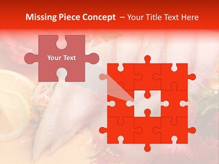 Isolated Delicacy Lunch PowerPoint Template