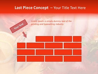 Isolated Delicacy Lunch PowerPoint Template