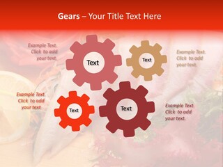 Isolated Delicacy Lunch PowerPoint Template