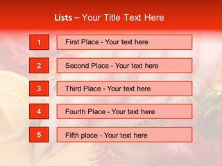 Isolated Delicacy Lunch PowerPoint Template