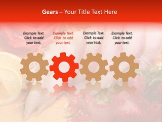 Isolated Delicacy Lunch PowerPoint Template