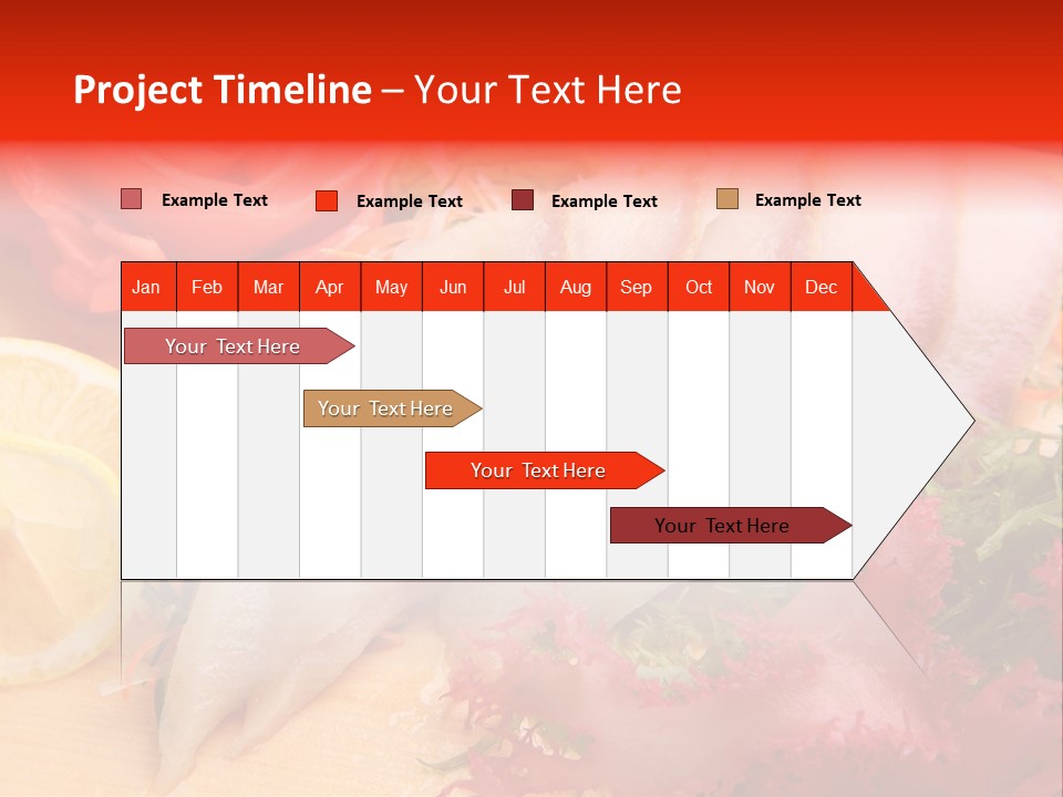 Isolated Delicacy Lunch PowerPoint Template