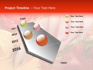 Isolated Delicacy Lunch PowerPoint Template