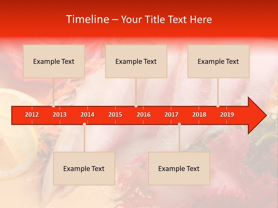 Isolated Delicacy Lunch PowerPoint Template