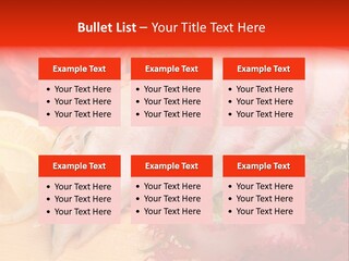 Isolated Delicacy Lunch PowerPoint Template