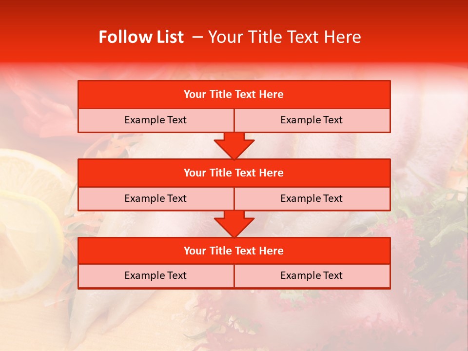 Isolated Delicacy Lunch PowerPoint Template