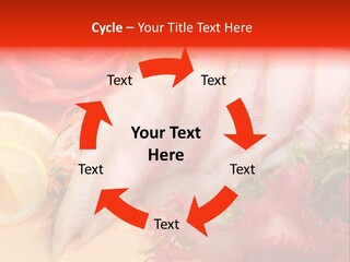 Isolated Delicacy Lunch PowerPoint Template