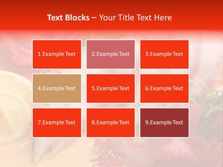 Isolated Delicacy Lunch PowerPoint Template