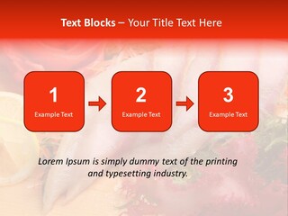 Isolated Delicacy Lunch PowerPoint Template