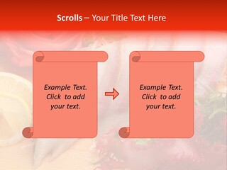 Isolated Delicacy Lunch PowerPoint Template
