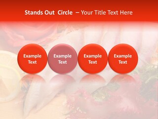 Isolated Delicacy Lunch PowerPoint Template