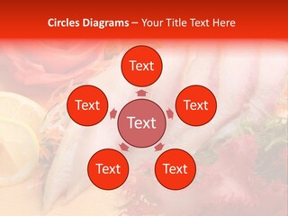 Isolated Delicacy Lunch PowerPoint Template