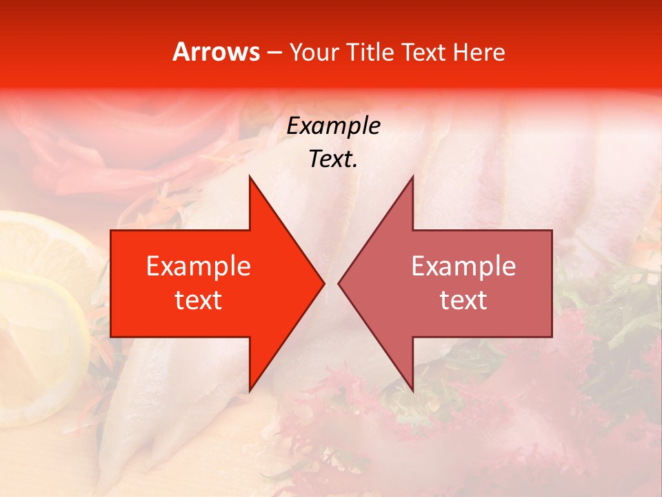 Isolated Delicacy Lunch PowerPoint Template