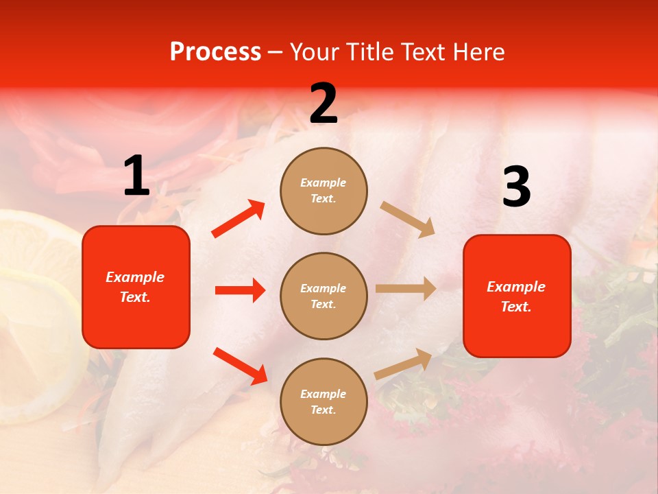 Isolated Delicacy Lunch PowerPoint Template