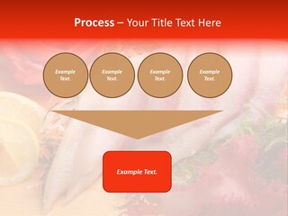 Isolated Delicacy Lunch PowerPoint Template