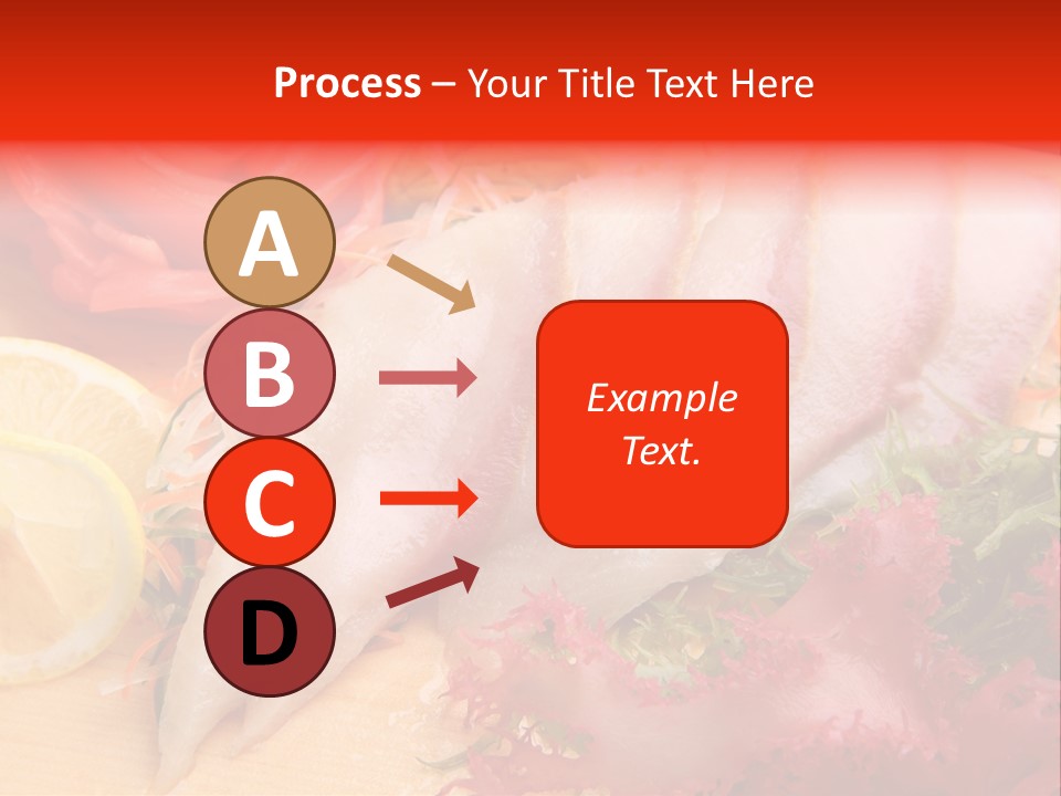 Isolated Delicacy Lunch PowerPoint Template