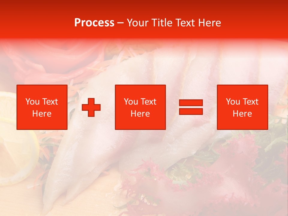 Isolated Delicacy Lunch PowerPoint Template