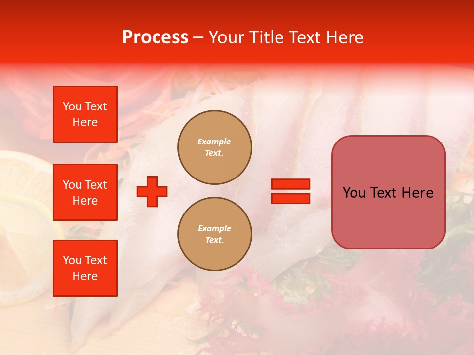 Isolated Delicacy Lunch PowerPoint Template