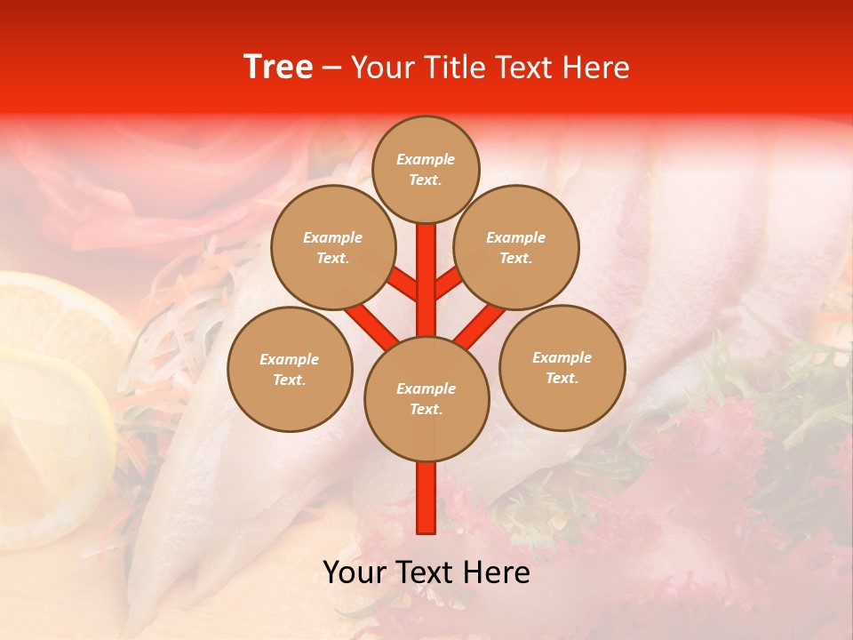 Isolated Delicacy Lunch PowerPoint Template