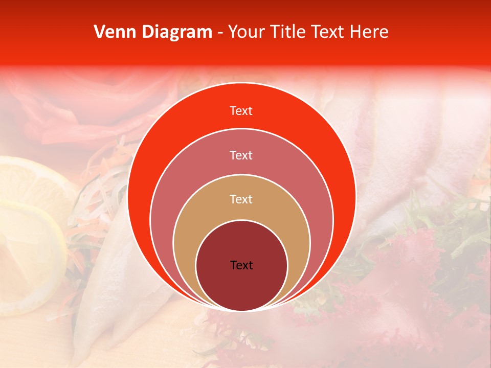 Isolated Delicacy Lunch PowerPoint Template