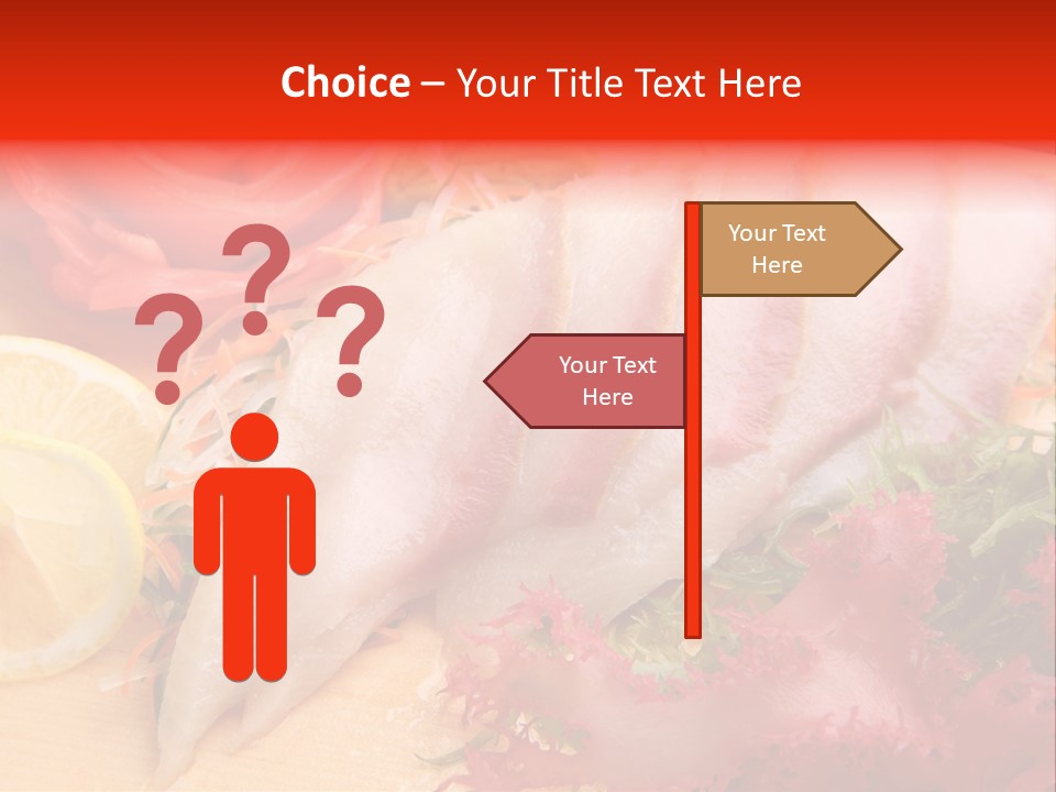 Isolated Delicacy Lunch PowerPoint Template