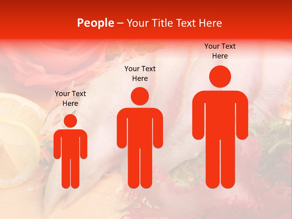 Isolated Delicacy Lunch PowerPoint Template