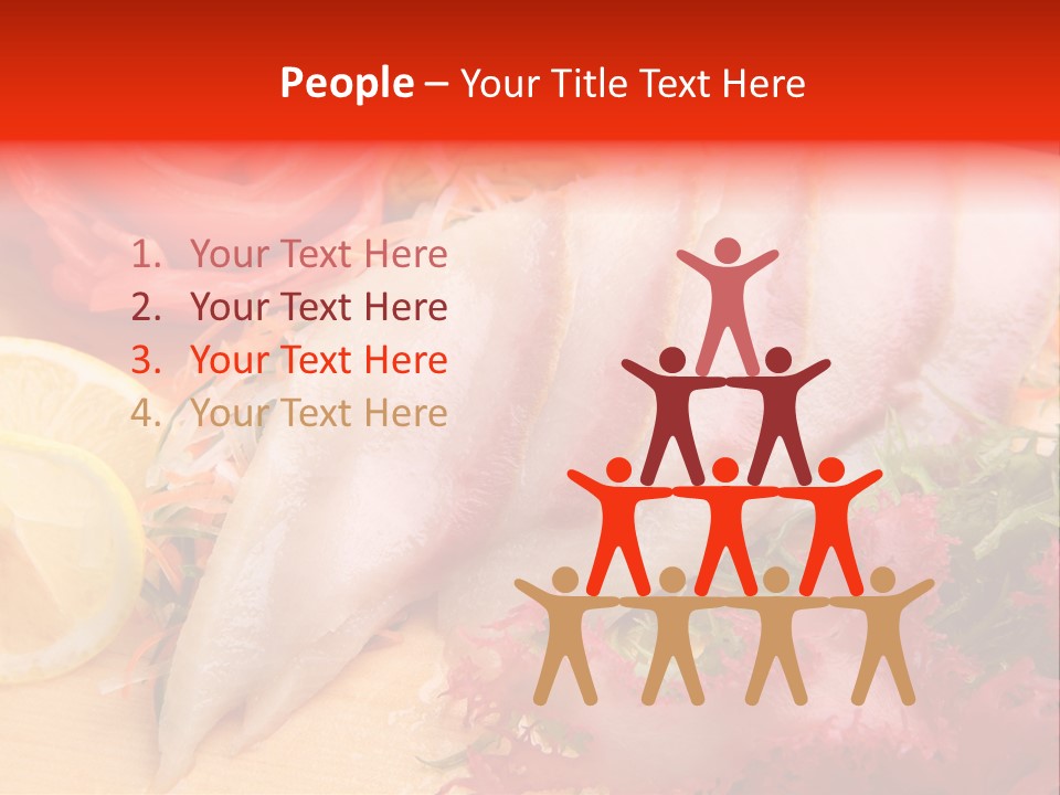 Isolated Delicacy Lunch PowerPoint Template