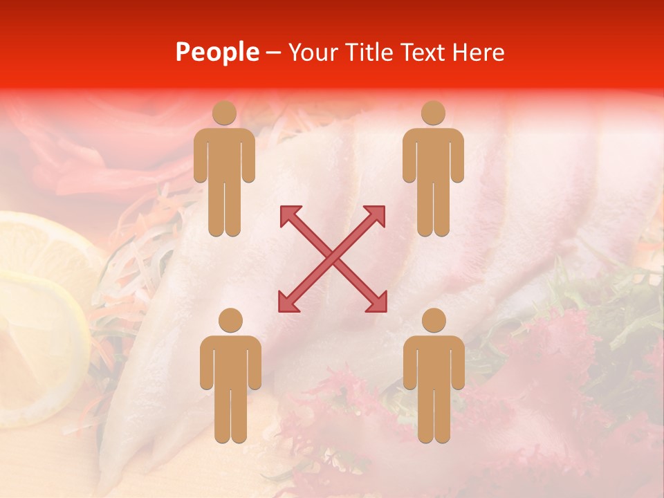 Isolated Delicacy Lunch PowerPoint Template